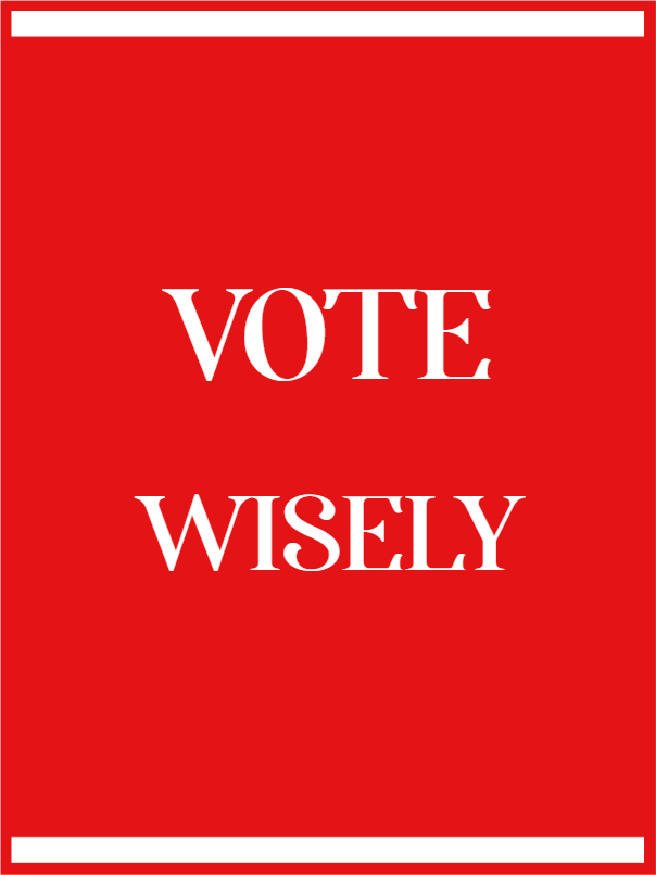 Custom Outdoor Yard Signs Multiple Sizes Vote Wisely