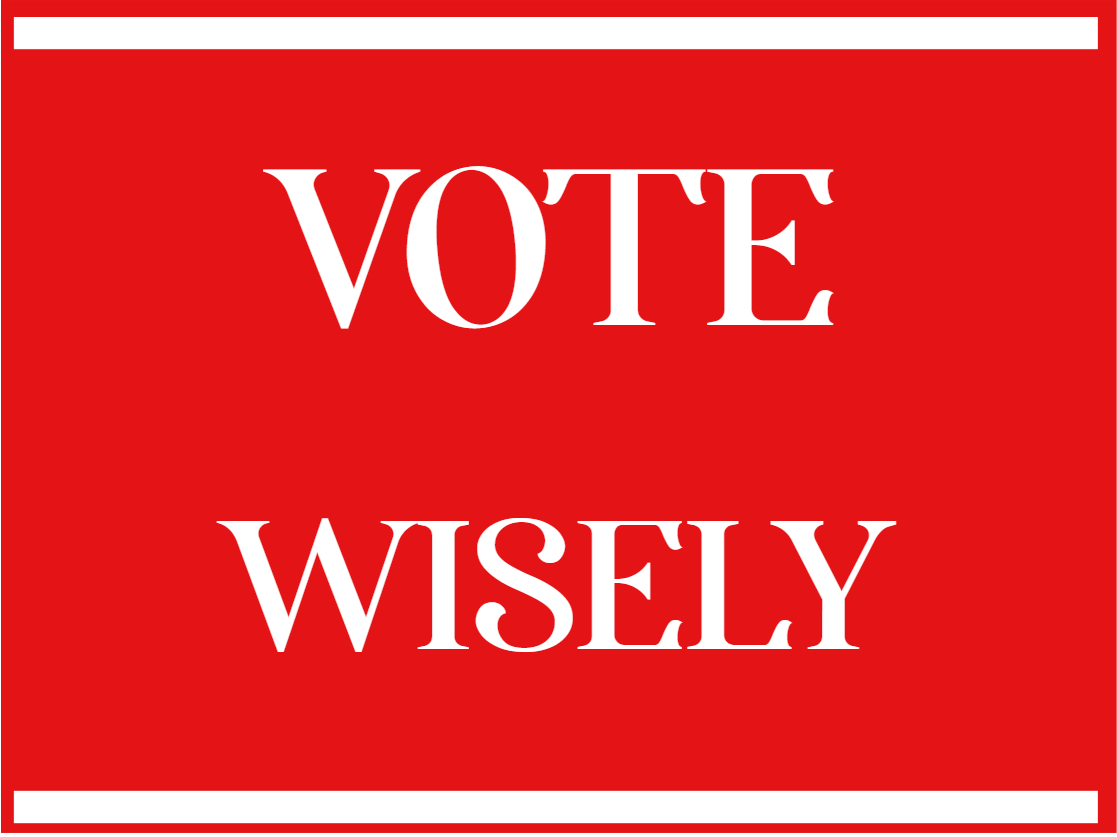 Custom Outdoor Yard Signs Multiple Sizes Vote Wisely