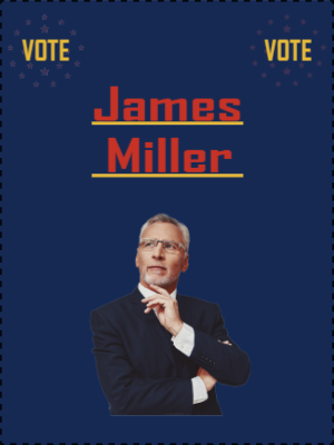 Custom Outdoor Yard Signs Multiple Sizes Vote James Miller