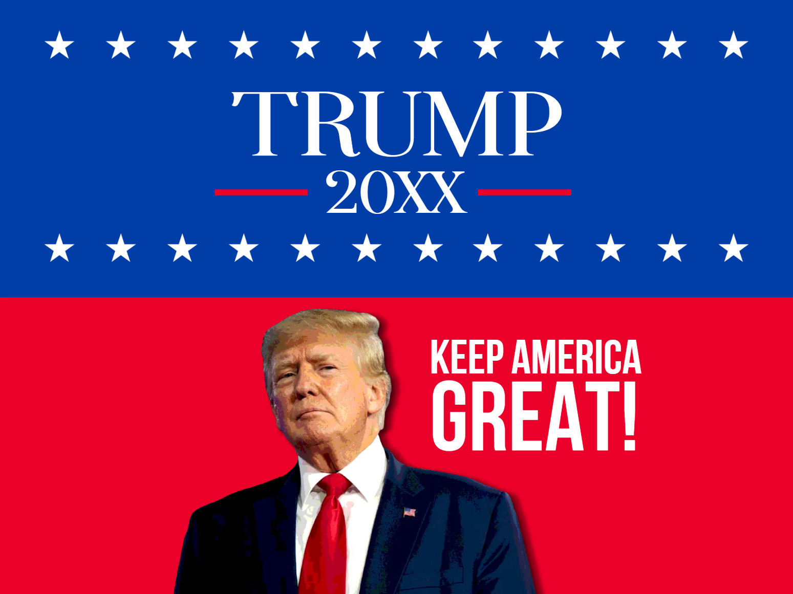 Custom Outdoor Yard Signs Multiple Sizes Trump 20XX