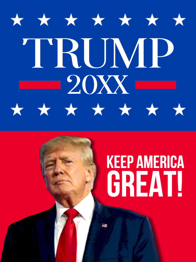 Custom Outdoor Yard Signs Multiple Sizes Trump 20XX