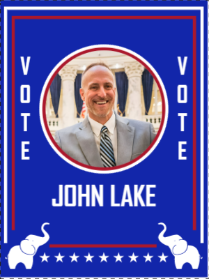 Custom Outdoor Yard Signs Multiple Sizes Vote John Lake