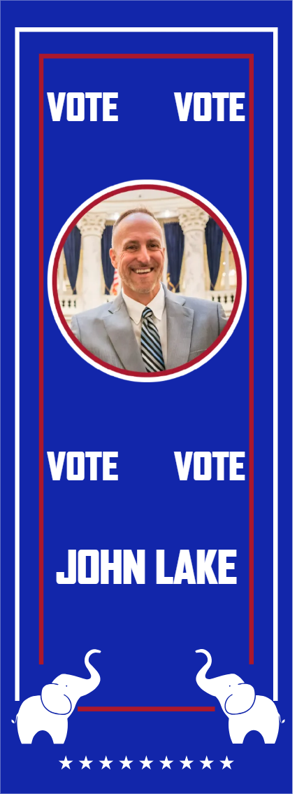 Custom Outdoor Yard Signs Multiple Sizes Vote John Lake