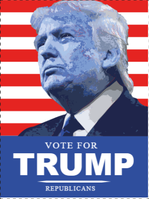 Custom Outdoor Yard Signs Multiple Sizes Vote for Trump