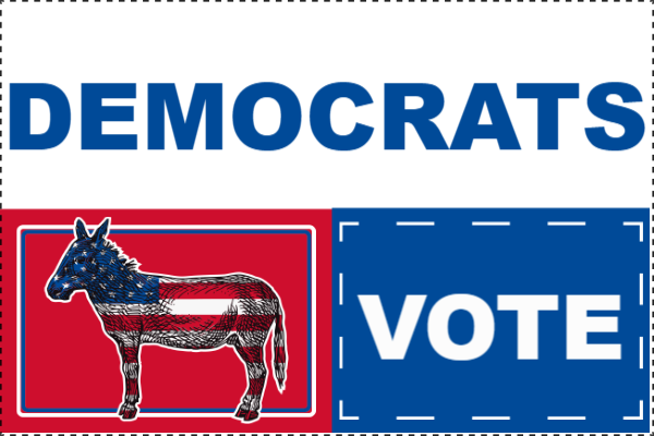 Custom Outdoor Yard Signs Multiple Sizes Democrats