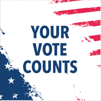 Custom Outdoor Yard Signs Multiple Sizes Your Vote Counts