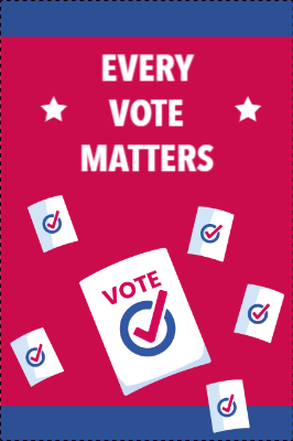 Custom Outdoor Yard Signs Multiple Sizes Every Vote Matter