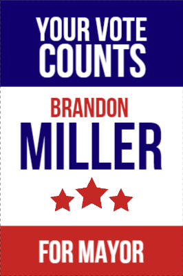 Custom Outdoor Yard Signs Multiple Sizes Mayor