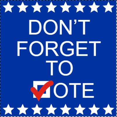 Custom Outdoor Yard Signs Multiple Sizes Don't Forget to Vote