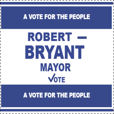 Custom Outdoor Yard Signs Multiple Sizes Vote for Mayor