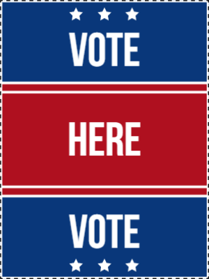 Custom Outdoor Yard Signs Multiple Sizes Vote