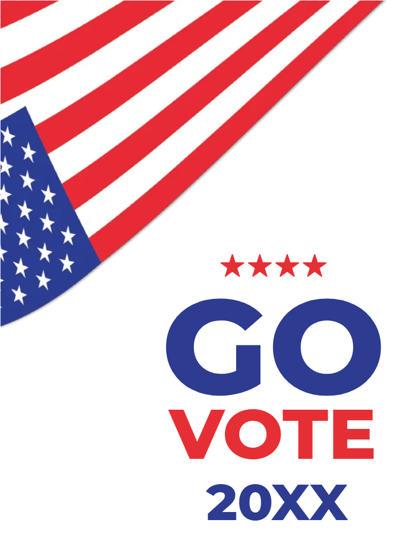 Custom Outdoor Yard Signs Multiple Sizes Go Vote