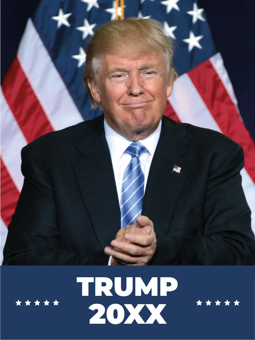 Custom Outdoor Yard Signs Multiple Sizes Trump President 20XX