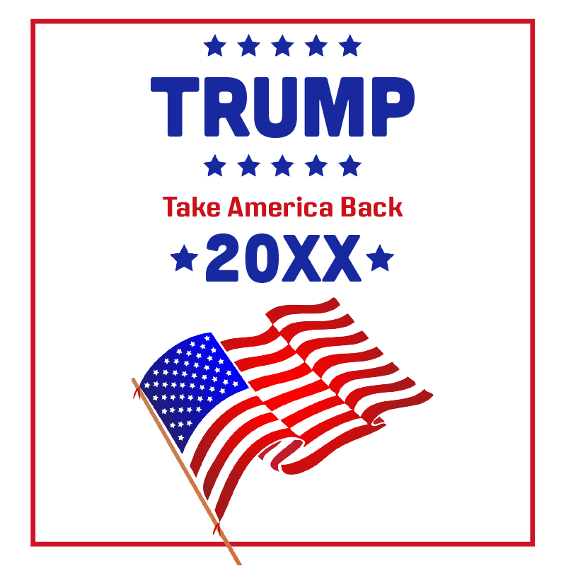 Custom Outdoor Yard Signs Multiple Sizes Take America Back