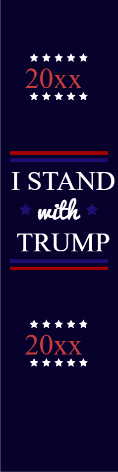 Custom Outdoor Yard Signs Multiple Sizes Stand With Trump