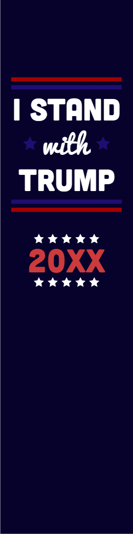 Custom Outdoor Yard Signs Multiple Sizes Stand With Trump