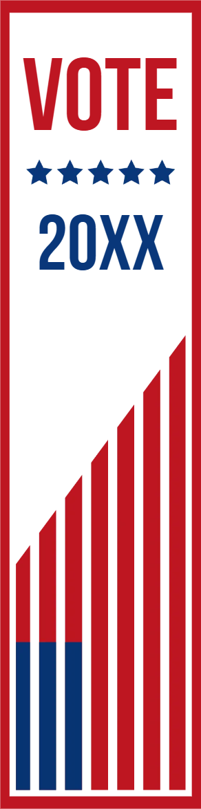 Custom Outdoor Yard Signs Multiple Sizes Vote 20XX