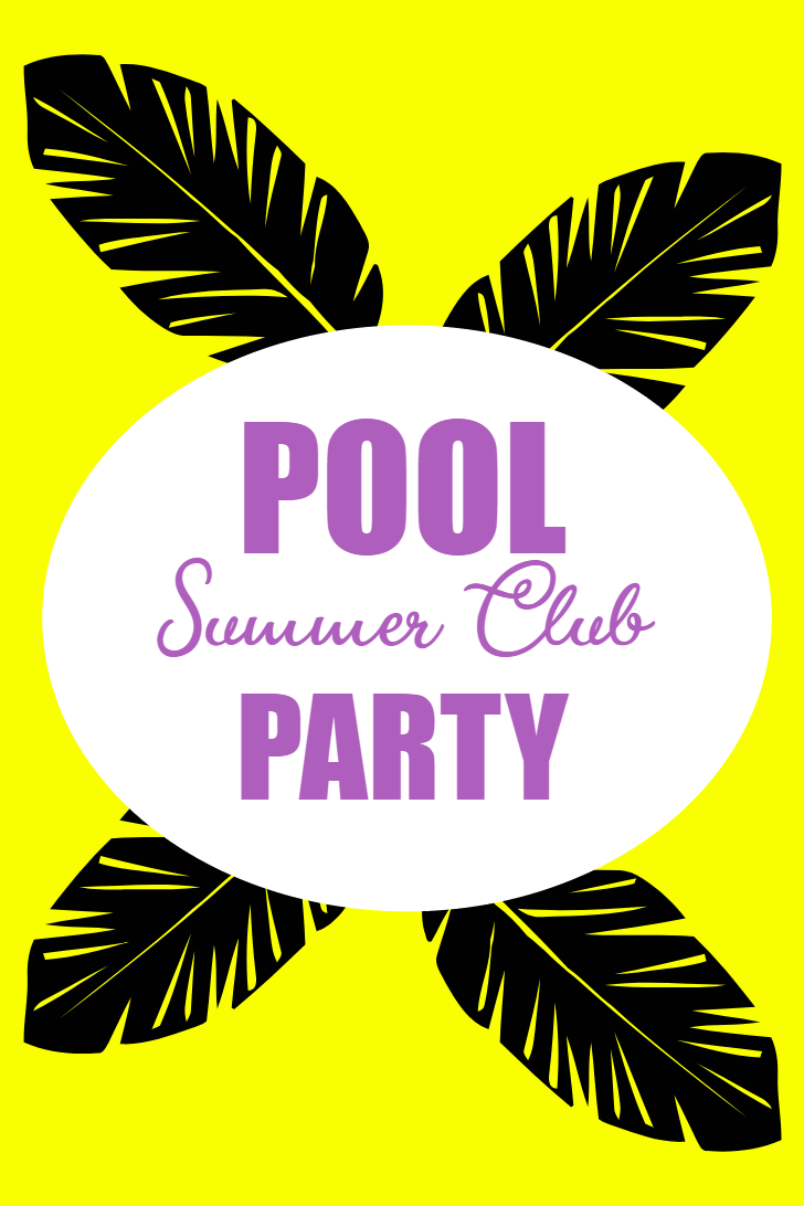 Custom Outdoor Yard Signs Multiple Sizes Pool Summer Club