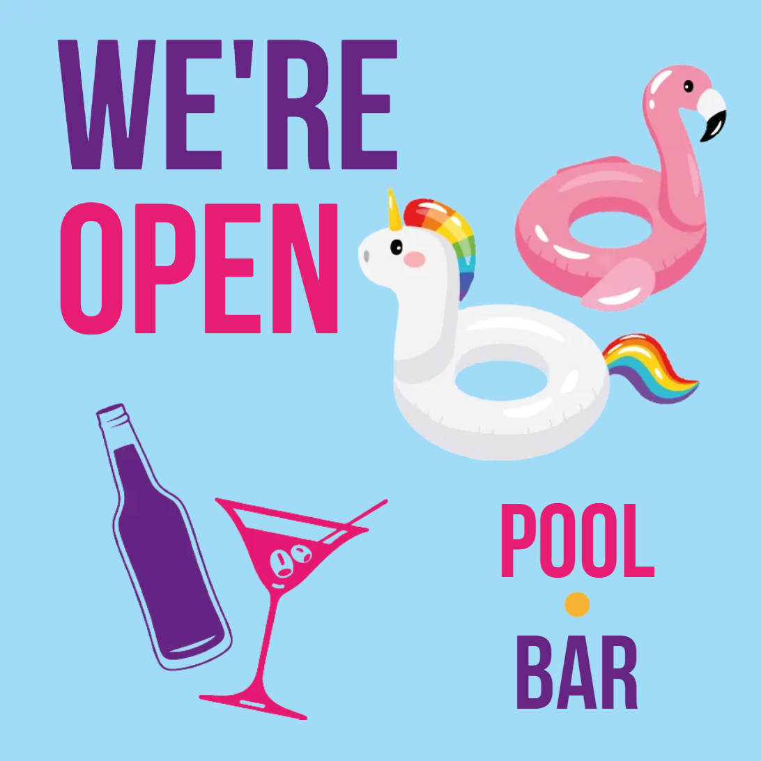 Custom Outdoor Yard Signs Multiple Sizes Pool Bar