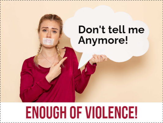 Custom Outdoor Yard Signs Multiple Sizes Enough of Violence