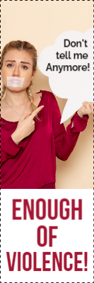 Custom Outdoor Yard Signs Multiple Sizes Enough of Violence