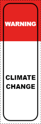 Custom Outdoor Yard Signs Multiple Sizes  Warning Climate Change