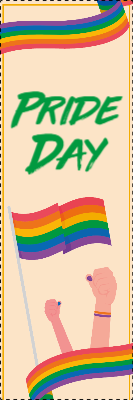 Custom Outdoor Yard Signs Multiple Sizes Pride Day