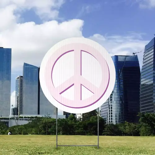 Custom Outdoor Yard Signs Multiple Sizes Peace