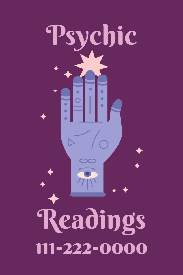 Custom Outdoor Yard Signs Multiple Sizes Pyschic Reading Services