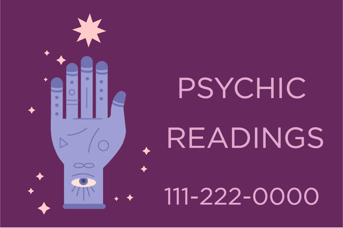 Custom Outdoor Yard Signs Multiple Sizes Pyschic Reading Services