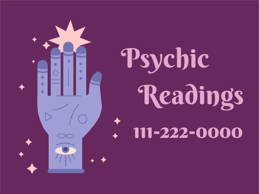 Custom Outdoor Yard Signs Multiple Sizes Pyschic Reading Services