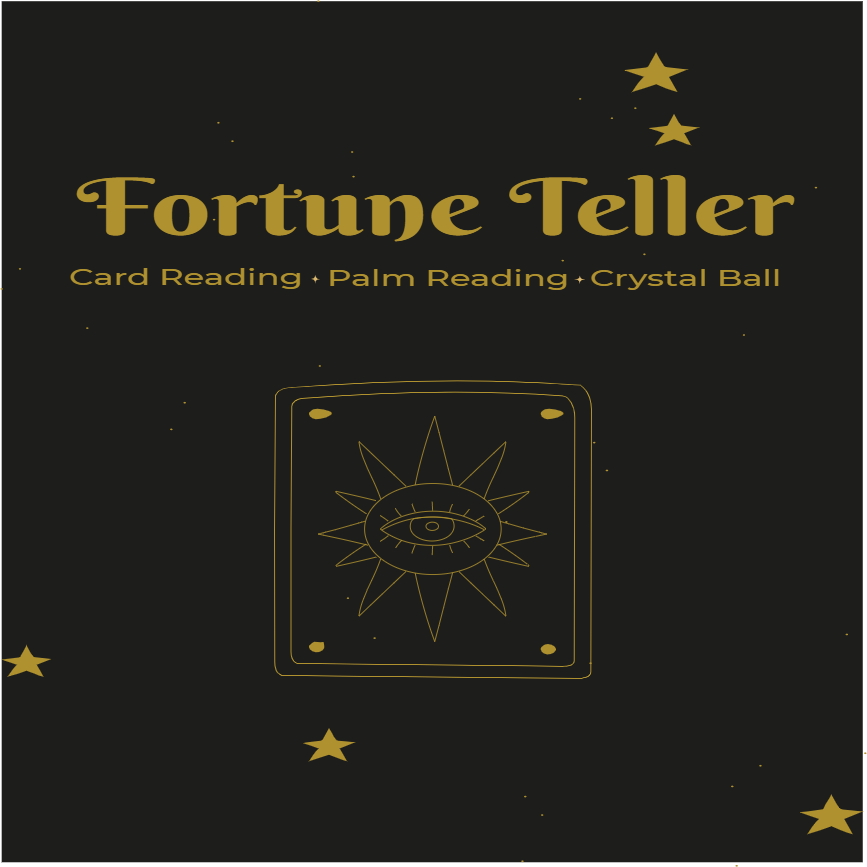 Custom Outdoor Yard Signs Multiple Sizes Fortune Teller