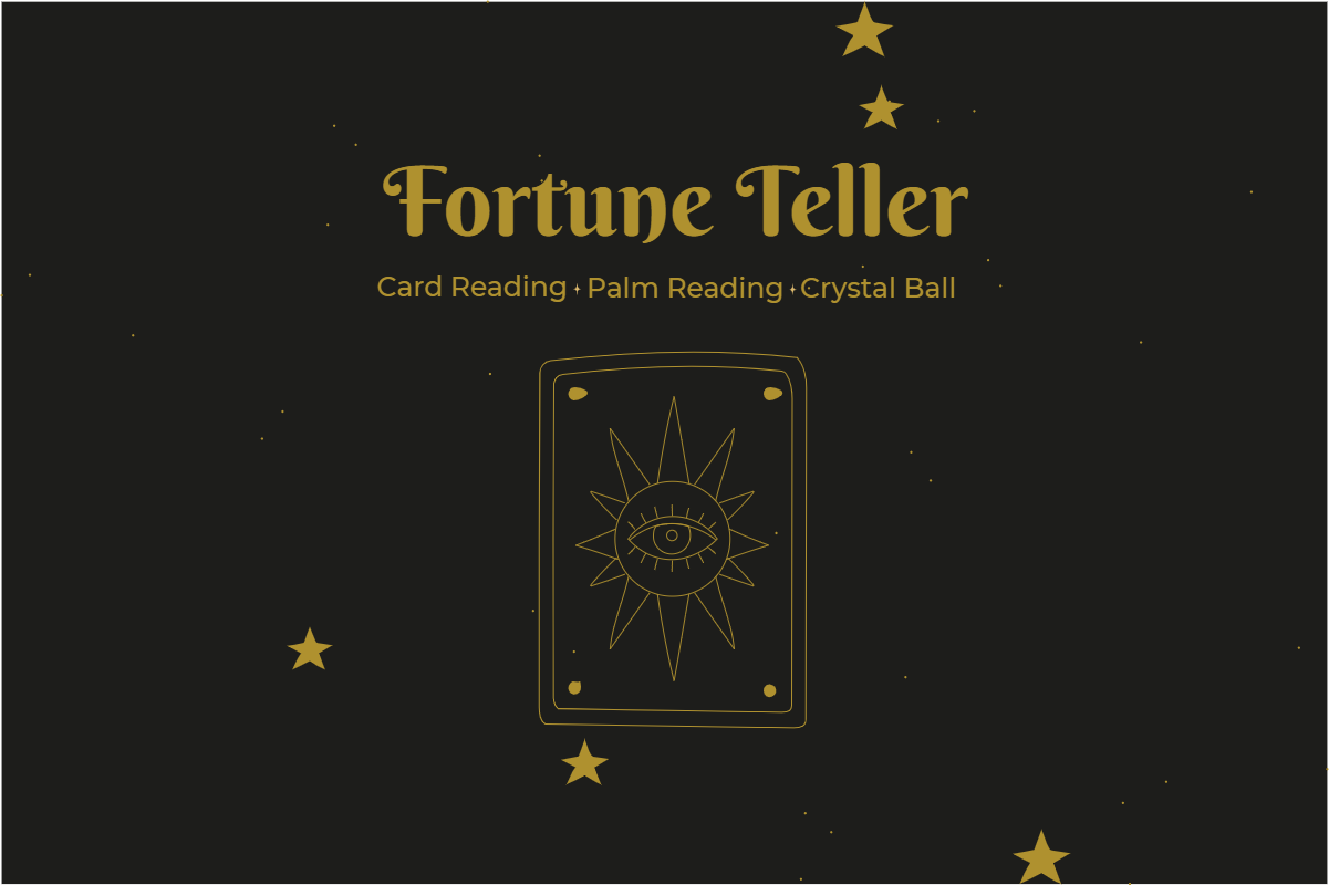 Custom Outdoor Yard Signs Multiple Sizes Fortune Teller