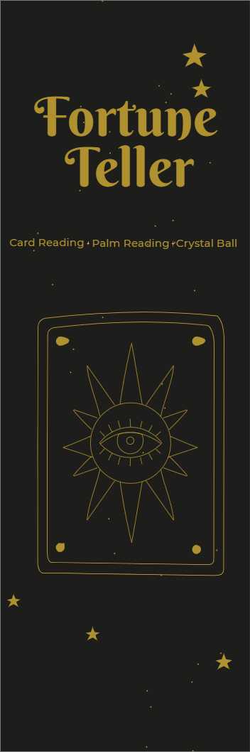 Custom Outdoor Yard Signs Multiple Sizes Fortune Teller