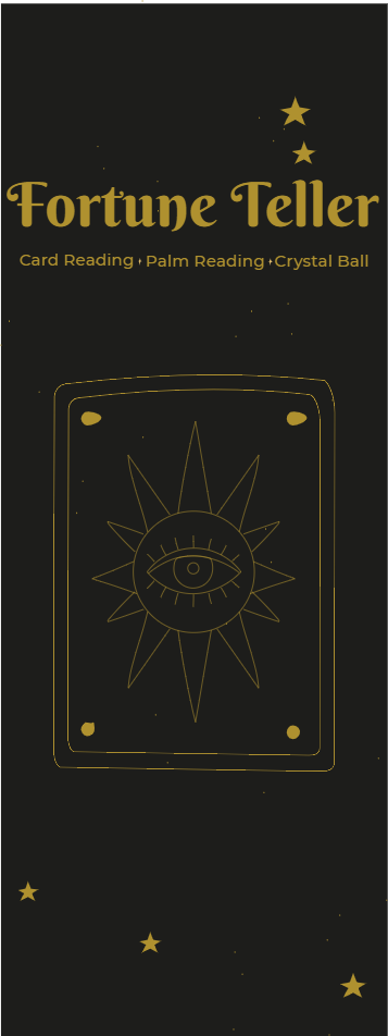 Custom Outdoor Yard Signs Multiple Sizes Fortune Teller