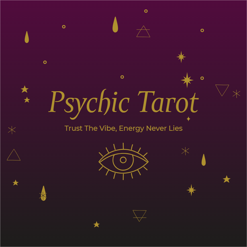 Custom Outdoor Yard Signs Multiple Sizes Psychic Tarot Trust the Vibe, Energy Never Lies