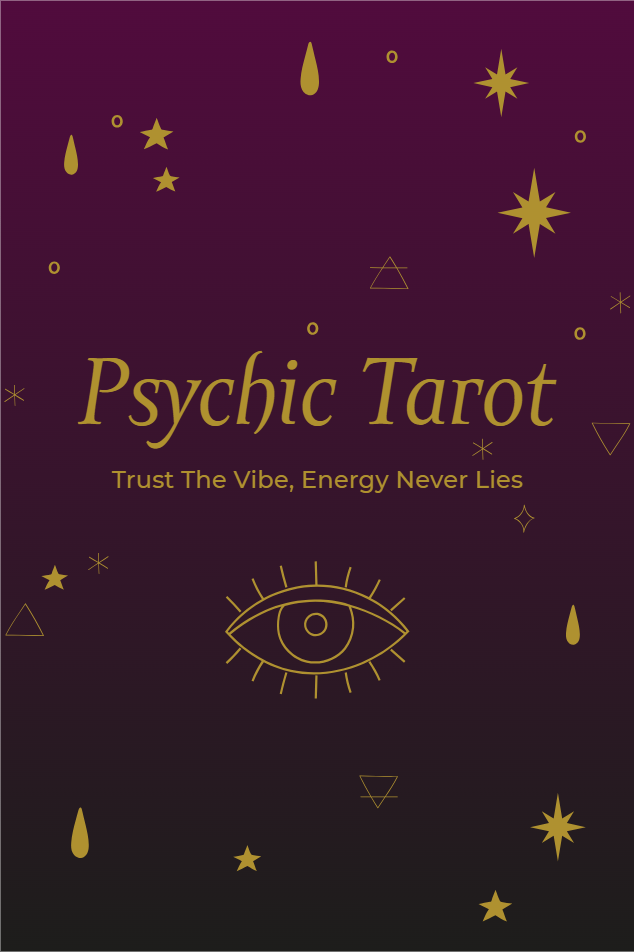 Custom Outdoor Yard Signs Multiple Sizes Psychic Tarot Trust the Vibe, Energy Never Lies