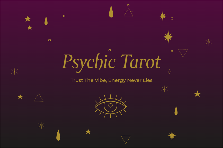 Custom Outdoor Yard Signs Multiple Sizes Psychic Tarot Trust the Vibe, Energy Never Lies