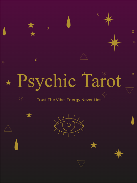 Custom Outdoor Yard Signs Multiple Sizes Psychic Tarot Trust the Vibe, Energy Never Lies
