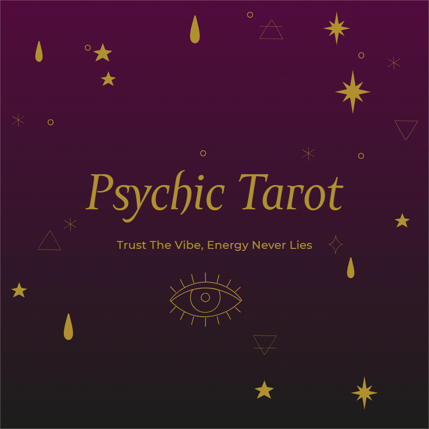 Custom Outdoor Yard Signs Multiple Sizes Psychic Tarot Trust the Vibe, Energy Never Lies