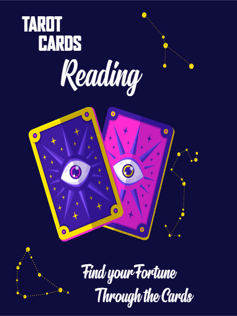 Custom Outdoor Yard Signs Multiple Sizes Tarot Cards Reading Find Your Fortune