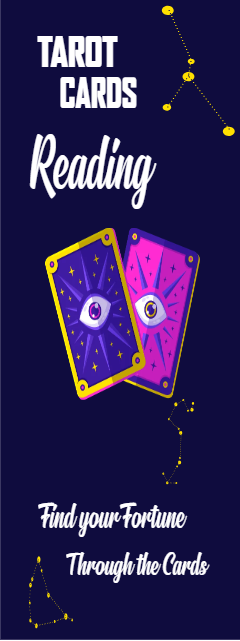 Custom Outdoor Yard Signs Multiple Sizes Tarot Cards Reading Find Your Fortune