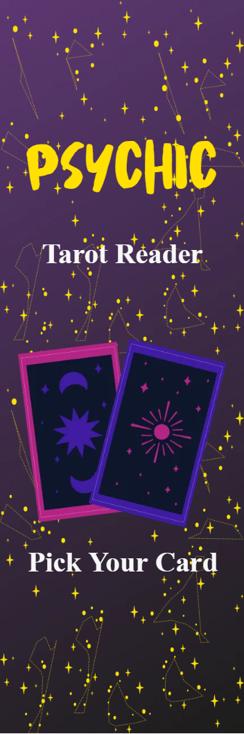Custom Outdoor Yard Signs Multiple Sizes Psychic Tarot Reader