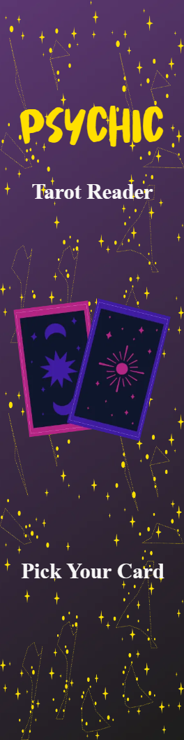 Custom Outdoor Yard Signs Multiple Sizes Psychic Tarot Reader