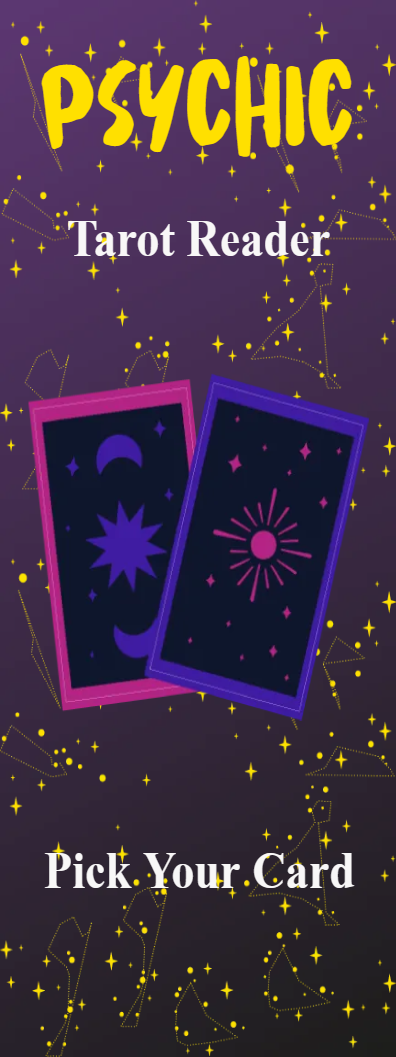 Custom Outdoor Yard Signs Multiple Sizes Psychic Tarot Reader