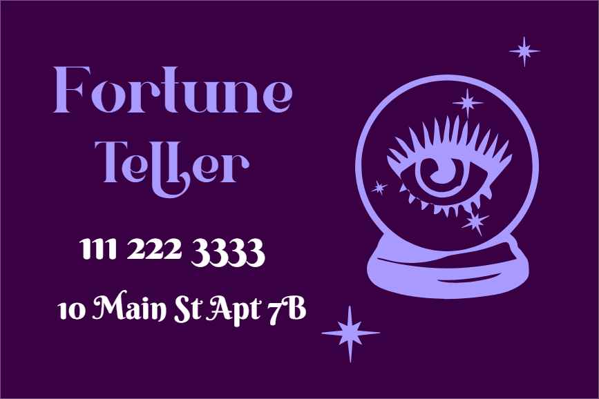 Custom Outdoor Yard SignsCustom Outdoor Yard Signs Multiple Sizes Fortune Teller   Multiple Sizes Fortune Teller