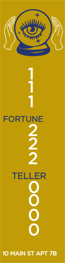 Custom Outdoor Yard SignsCustom Outdoor Yard Signs Multiple Sizes Fortune Teller   Multiple Sizes Fortune Teller