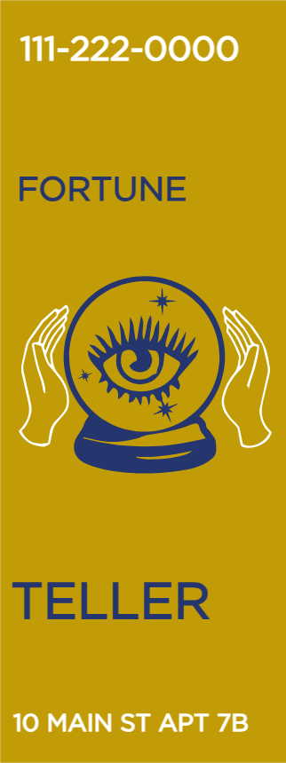 Custom Outdoor Yard SignsCustom Outdoor Yard Signs Multiple Sizes Fortune Teller   Multiple Sizes Fortune Teller