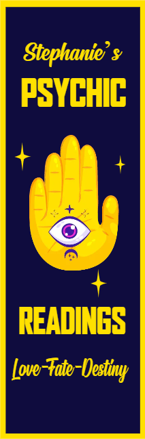 Custom Outdoor Yard Signs Multiple Sizes Stephanie's Psychic Readings