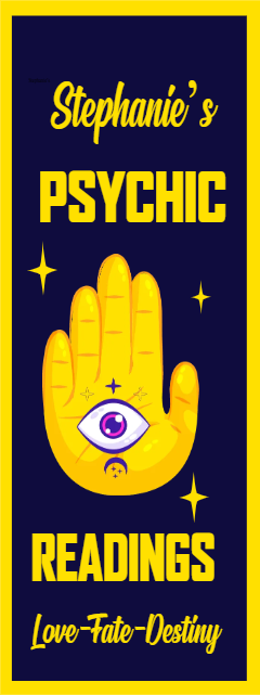 Custom Outdoor Yard Signs Multiple Sizes Stephanie's Psychic Readings